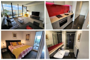 St Kilda vibes - City views, airy 1 bed sleeps 2-4